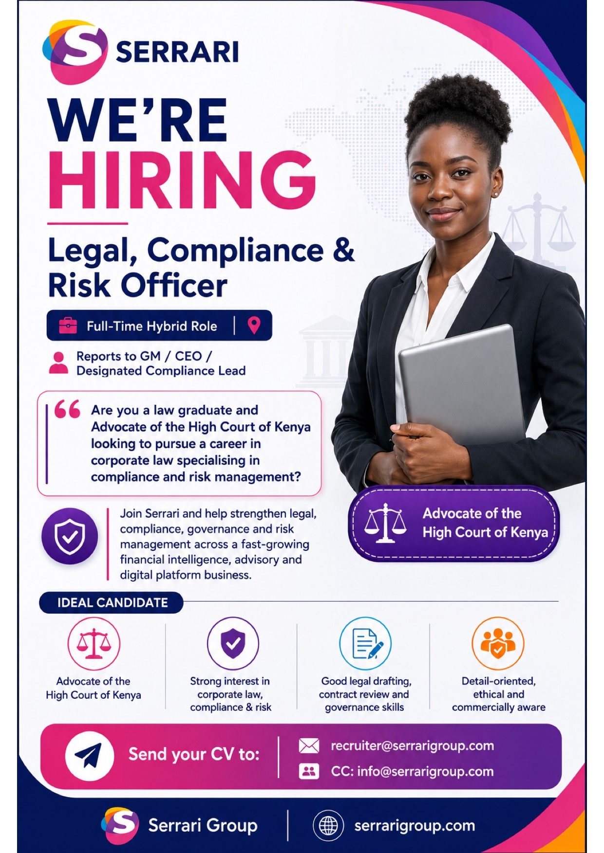 Legal, Compliance & Risk Officer