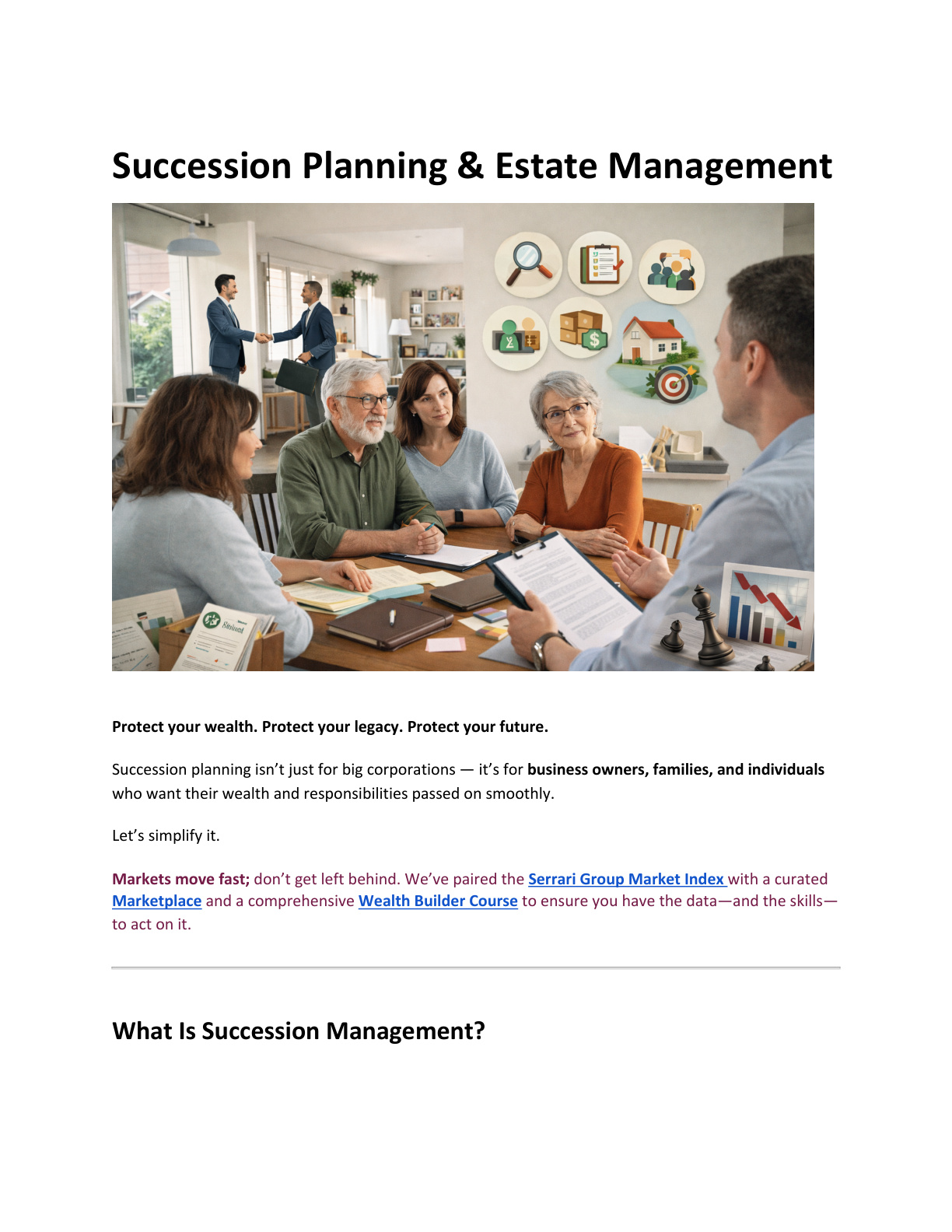 Succession Planning & Estate Management