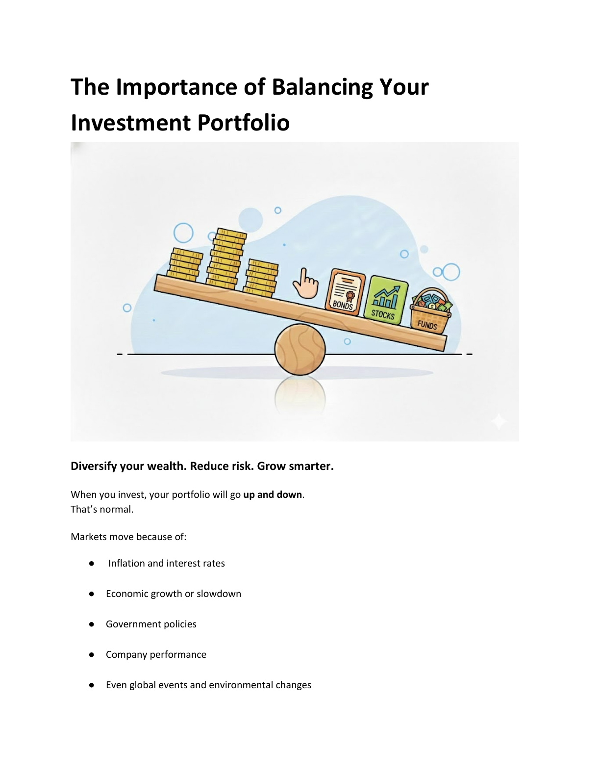 The Importance of Balancing Your Investment Portfolio