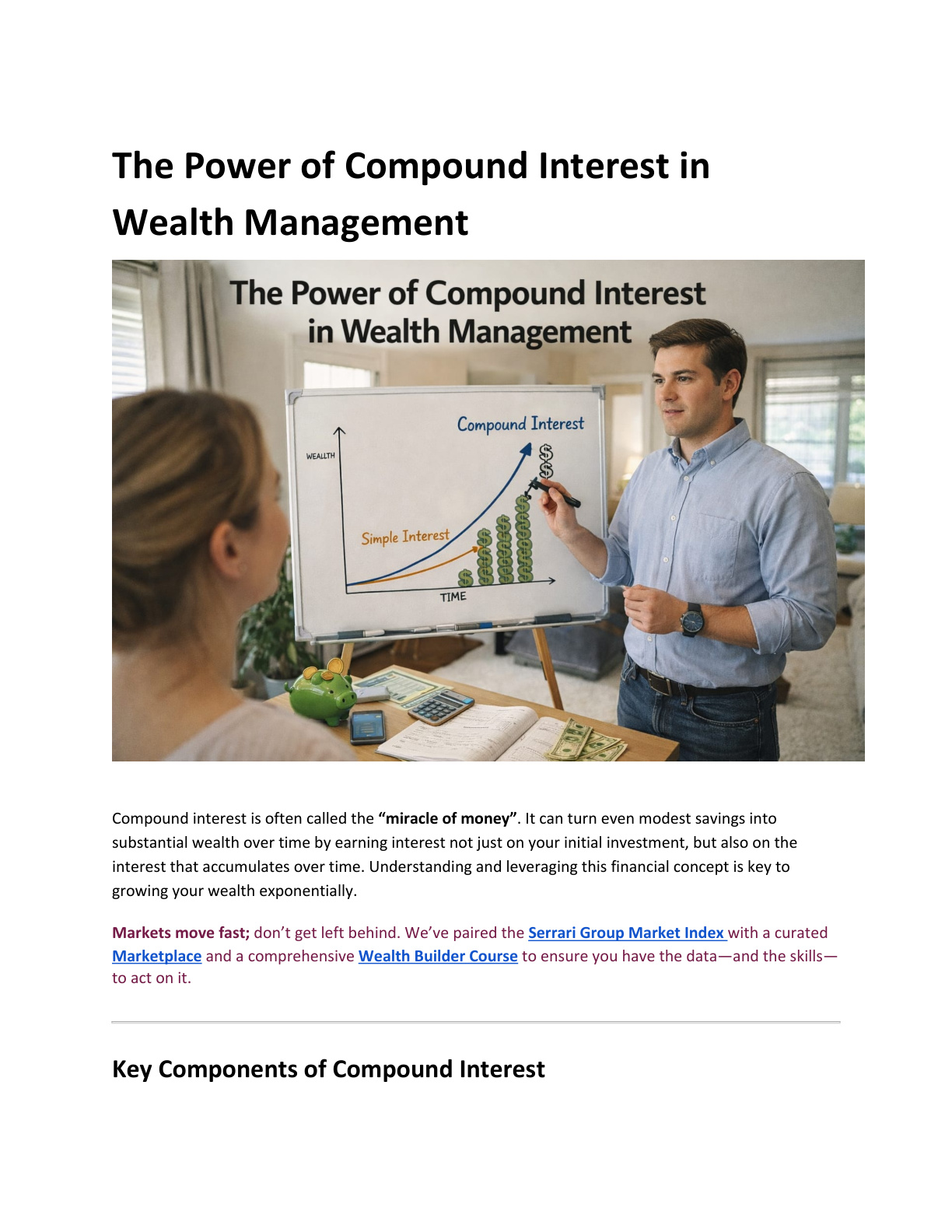 The Power of Compound Interest in Wealth Management