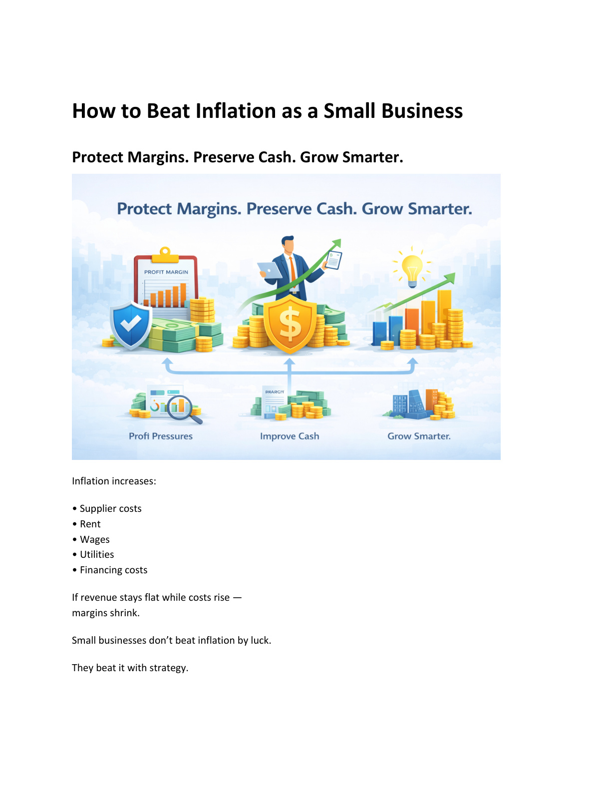 How to Beat Inflation as a Small Business