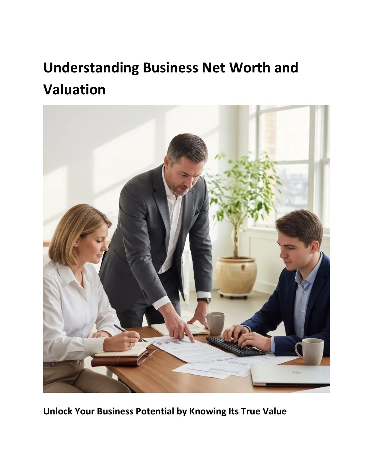 Understanding Business Net Worth and Valuation cover