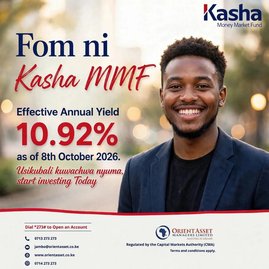 Kasha Money Market Fund: 10.92% effective annual yield as of 8 October 2026 — Orient Asset Managers