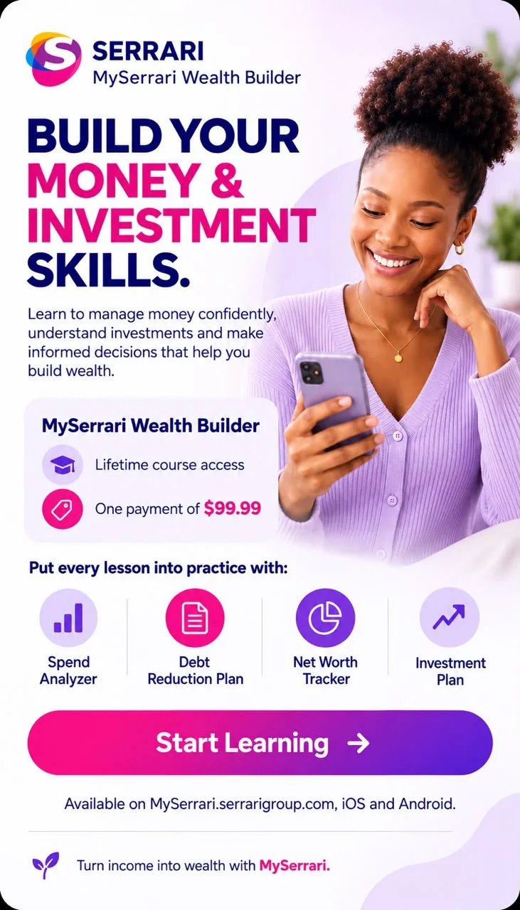 Build your money & investment skills — MySerrari Wealth Builder
