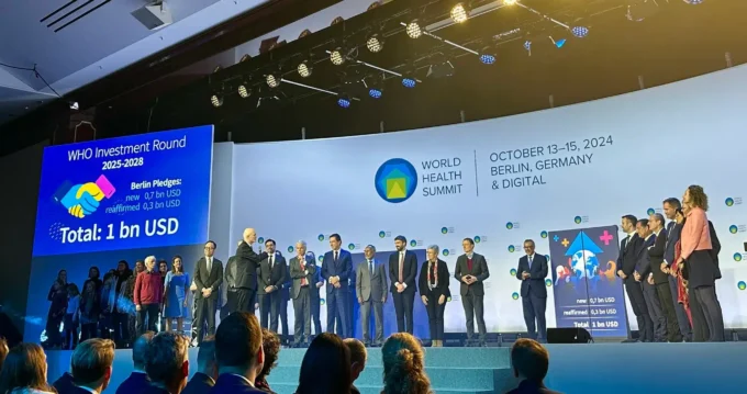 US$ 1 Billion in New and Reaffirmed Funding Commitments Announced for WHO’s Ongoing Investment Round