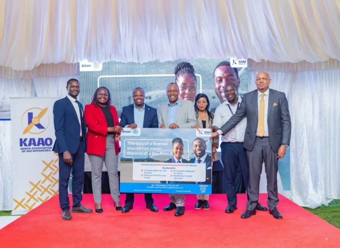 Britam Pioneers Aviation Insurance in Kenya with Groundbreaking Pilot Loss of Licence Cover