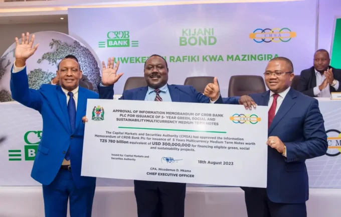 Tanzania's CRDB Bank Pioneers Africa's Largest Green Bond with Historic Kijani Investment Opportunity