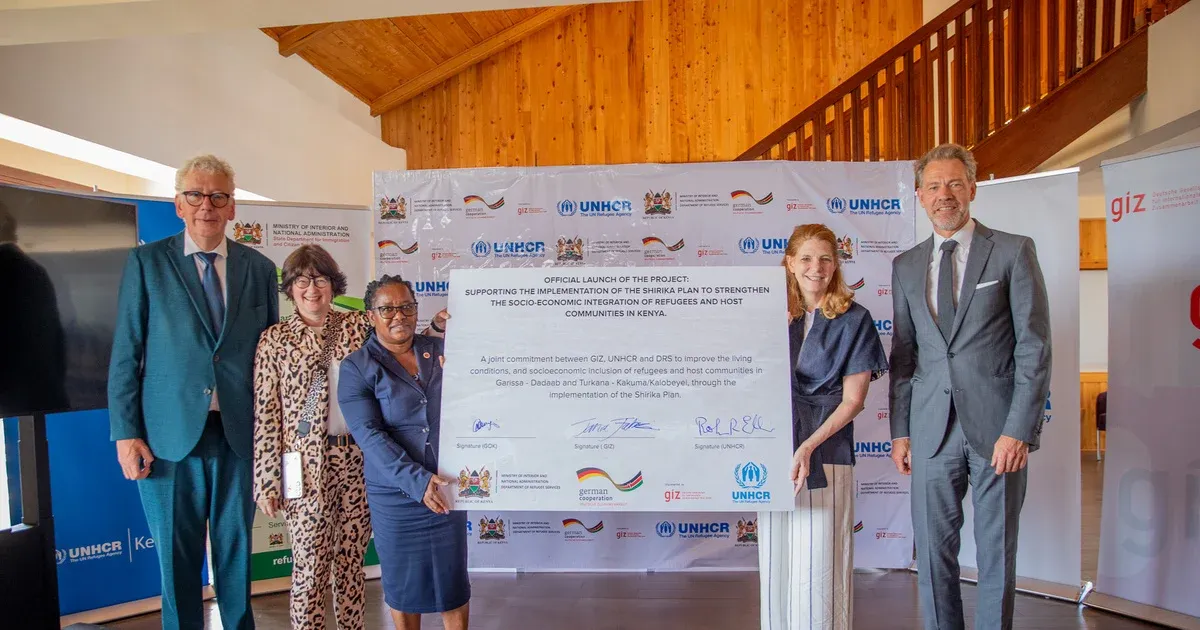 Germany, Kenya and UNHCR Launch Groundbreaking Partnership to Transform Refugee Integration Through Shirika Plan