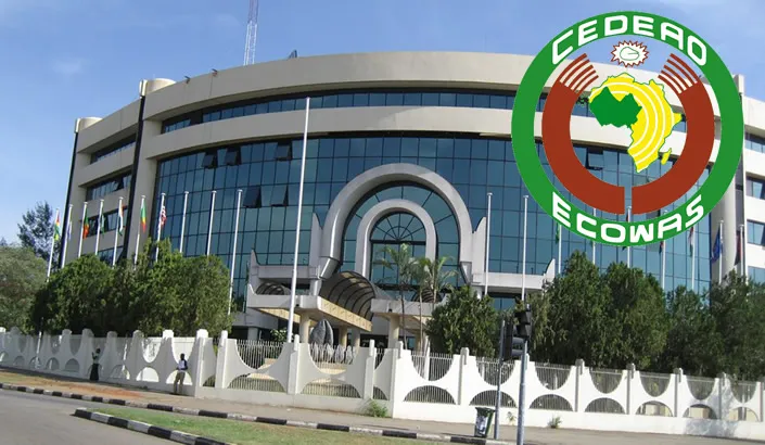 ECOWAS unveiling a strategic plan for West Africa’s digital future, featuring connected technology networks, smart cities, and digital infrastructure development across the region.