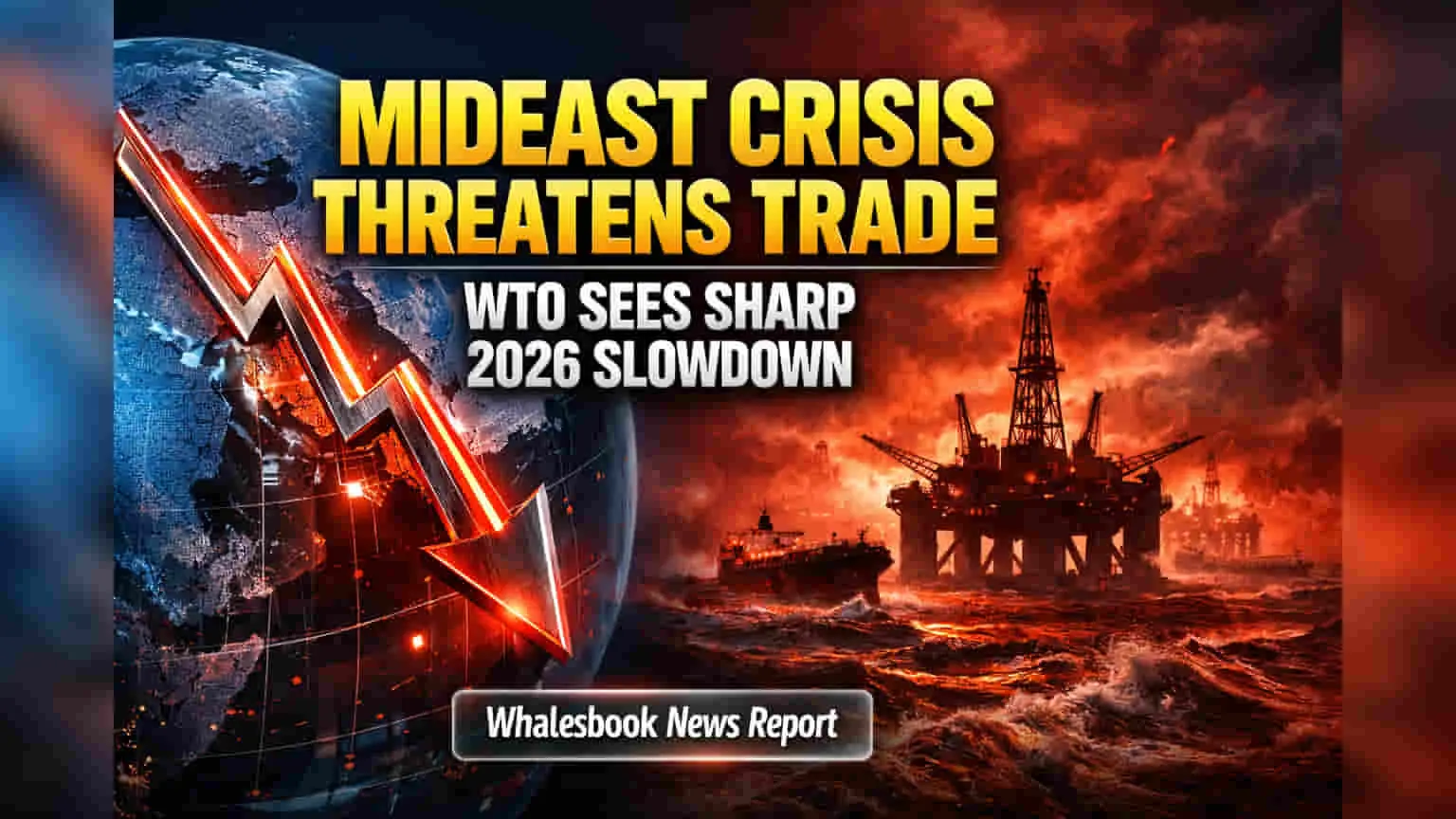 Global trade faces a sharp slowdown in 2026 as Middle East conflict and energy shocks threaten economic recovery and global growth prospects