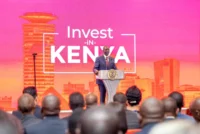 Kenya investment conference showcasing $2.9 billion in deals across multiple projects, with business leaders, infrastructure visuals, and economic growth themes.