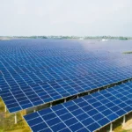 PIDG investing in solar energy projects, with visuals of solar panels, clean power generation, and infrastructure development, highlighting a key transition toward renewable energy.