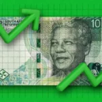 South Africa bond auction illustration with rising yield charts, currency fluctuations, and investor concern visuals, highlighting critical risks for Rand investors in the current market.