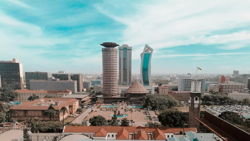 Africa real estate market growth illustrated with urban skylines, construction projects, and investment charts, highlighting a $347 billion boom and a proven opportunity for investors.