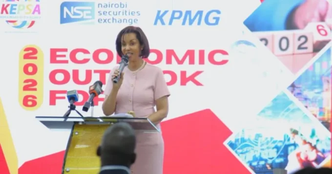 Kenya economic outlook with growth charts and key sectors like agriculture, infrastructure, and services, highlighting a surprising 5.4% GDP growth forecast amid global and regional economic pressures.