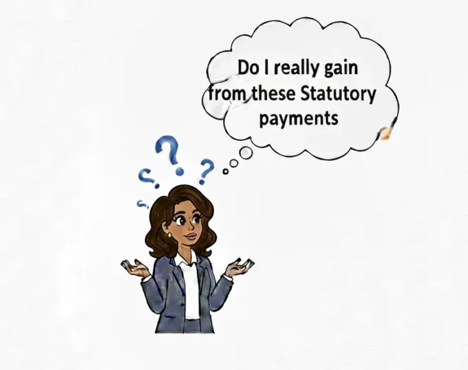 Benefits of statutory payments in Kenya showing PAYE NSSF SHIF contributions supporting employee welfare, healthcare access, retirement savings, and legal payroll compliance