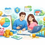 Personal wealth management overview showing financial planning, budgeting, savings, investments, and long term wealth building strategy