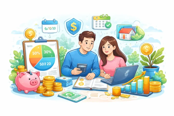 Personal wealth management overview showing financial planning, budgeting, savings, investments, and long term wealth building strategy