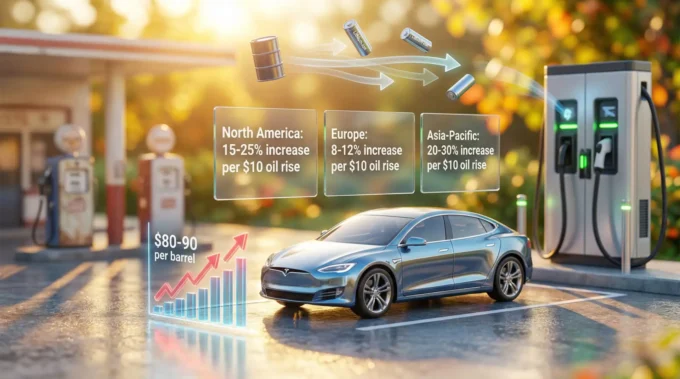 Why rising oil prices are driving renewed demand for Tesla electric vehicles as consumers shift from fuel-powered cars to EVs amid increasing energy costs