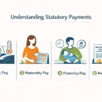 Statutory payments overview showing government mandated benefits, employee compensation requirements, and compliance guidelines for payroll and financial management