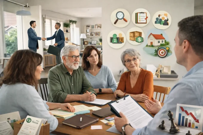 Succession planning and estate management overview showing wealth transfer, inheritance planning, asset distribution, and long term financial legacy organization