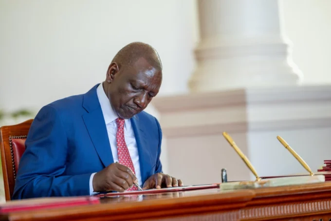 President Ruto signs three bills to overhaul Kenya’s tax regime and strengthen fiscal policy reforms