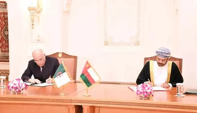 Oman and Algeria sign new agreements to expand bilateral trade, strengthen economic cooperation, and increase investment opportunities across key sectors