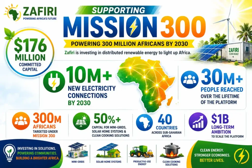 Zafiri fund supporting electricity access for millions across Africa.
