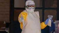 European Union commits a $572 million aid package to support Ebola response efforts, strengthening healthcare systems and outbreak containment