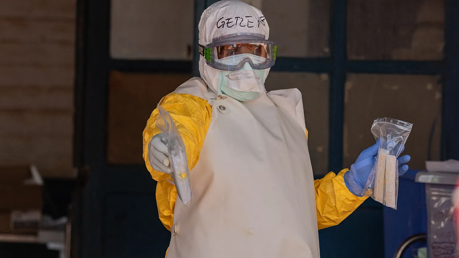 European Union commits a $572 million aid package to support Ebola response efforts, strengthening healthcare systems and outbreak containment