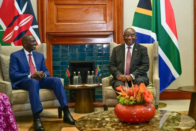 Kenya and South Africa signing six bilateral agreements strengthening trade, investment cooperation, and diplomatic ties across key African economic sectors.