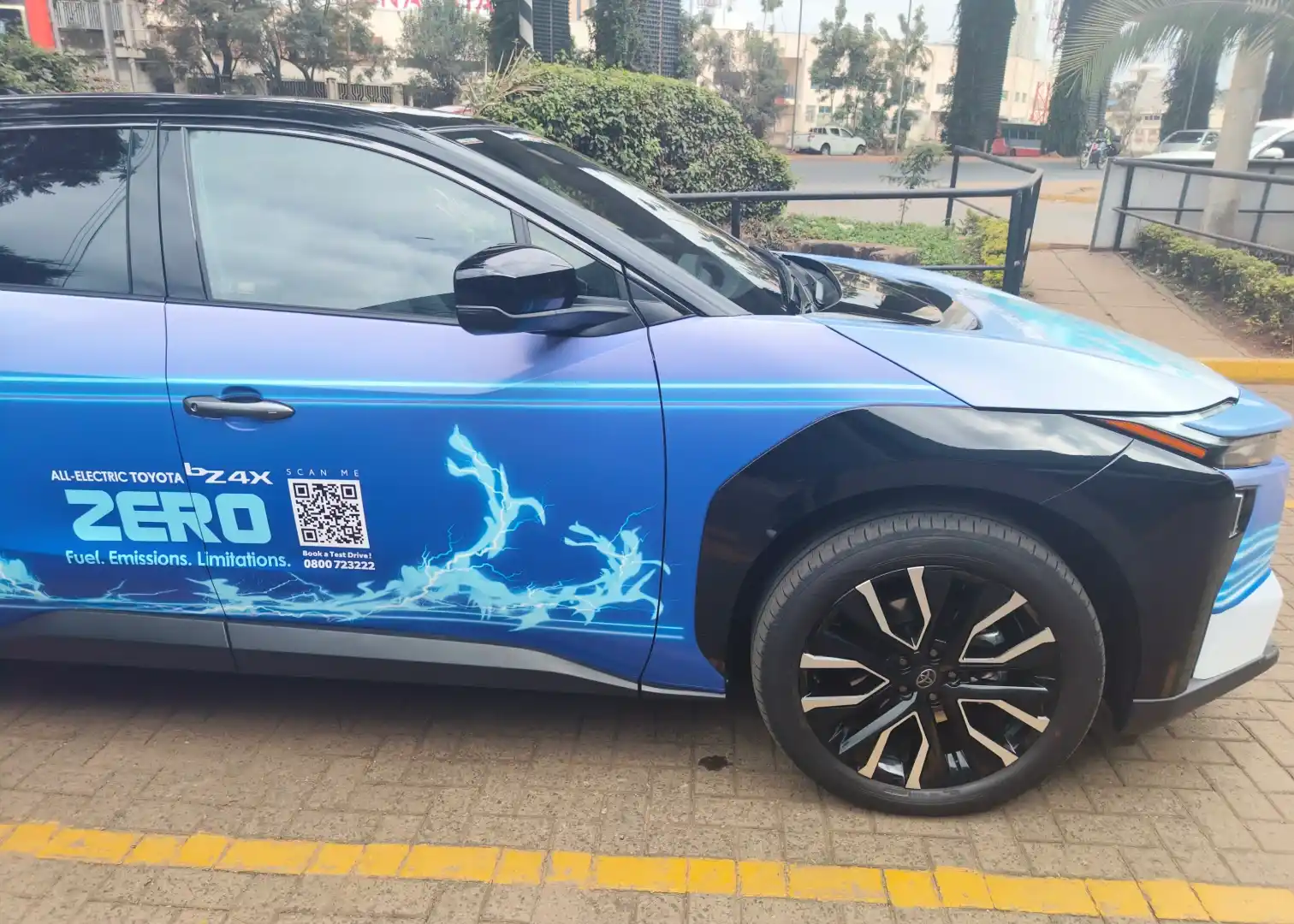 Toyota launches the bZ4X electric SUV in Kenya, offering up to 516km of range, fast charging, advanced safety features, and zero-emission mobility solutions.