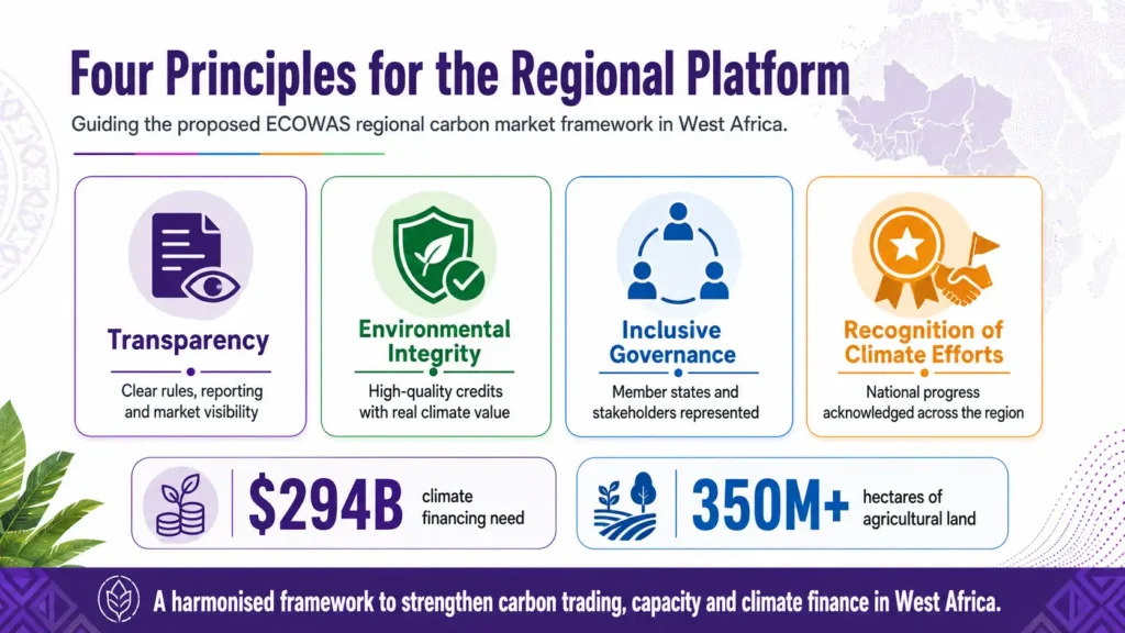 ECOWAS regional carbon market framework focuses on transparency, integrity, inclusion and climate action.