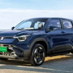 Maruti Suzuki e Vitara electric SUV manufactured at the Hansalpur facility in Gujarat for export to nearly 50 international markets.