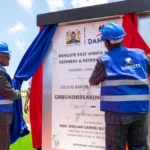 Dangote breaks ground on a $16 billion oil refinery in Lamu, Kenya, designed to process 700,000 barrels of crude oil per day.