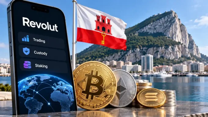 Revolut secures a cryptocurrency licence in Gibraltar to expand its regulated digital asset services and support its international growth strategy.